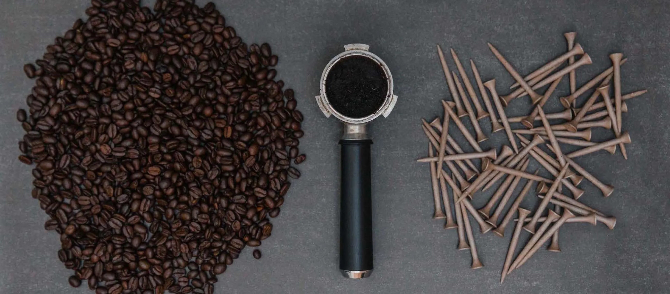 Caffeine Kick: Coffee grounds for golf tees